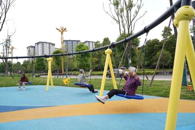 峨眉新添健身公園，市民休閑鍛煉新去處全面升級